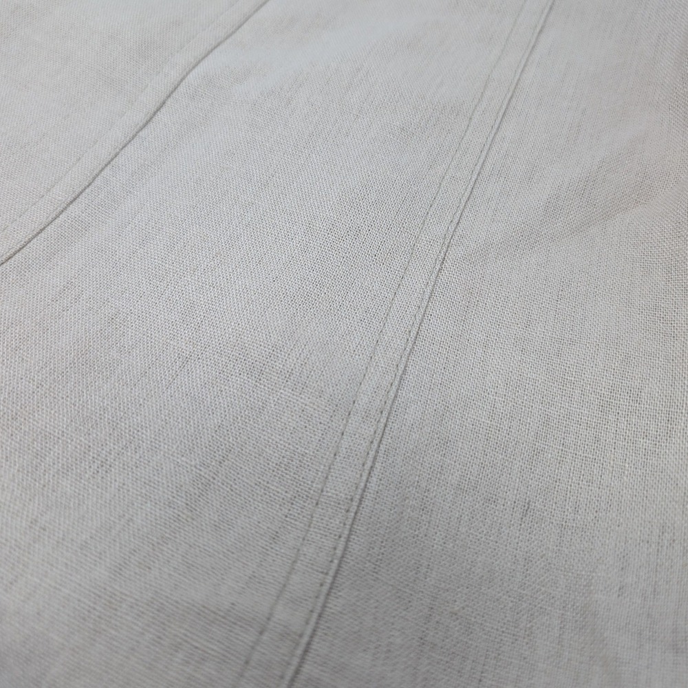 Dress Barn Tan Linen Blend Flared Panel A-Line Midi Skirt Women's Size 14 - Picture 13 of 13